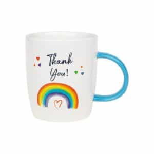 Rainbow Graphique Mug - Thank You