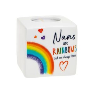 Rainbow Graphique Tealight Holder - Nan