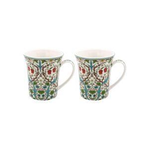 William Morris Blackthorn Mugs Set of 2