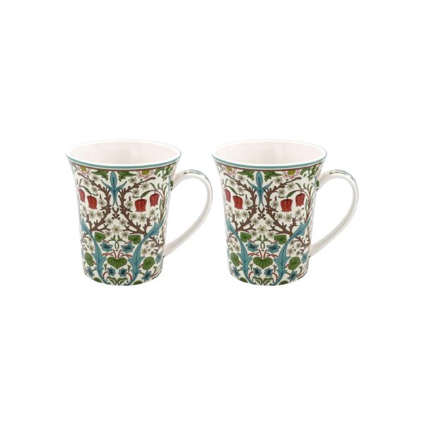 William Morris Blackthorn Mugs Set of 2