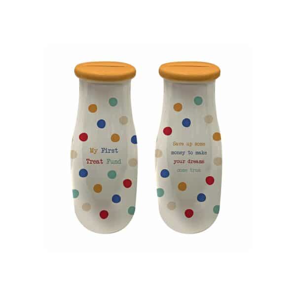 Pocket Pennies, First Treat Fund Bottle Money Jar