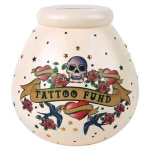 Pot of Dreams, Tattoo Fund Savings Jar - Gold