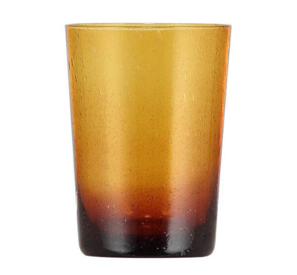 Almond Shell Handmade Glass Tumbler