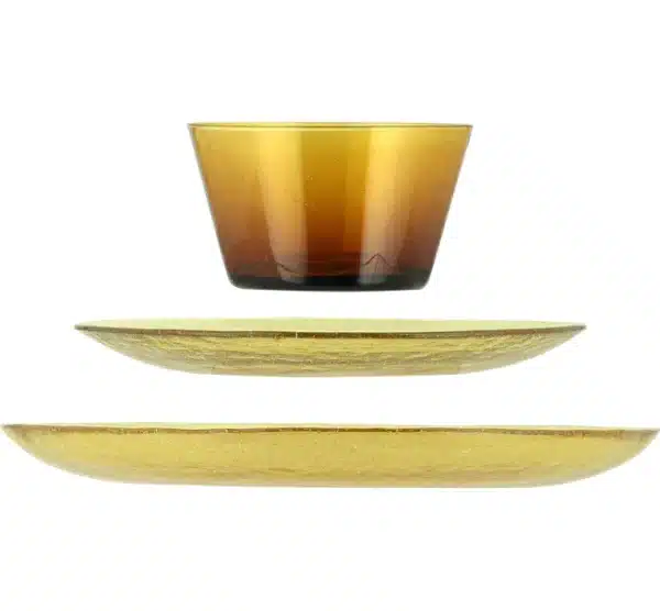 Almond Shell Handmade Glass Tumbler - Image 2