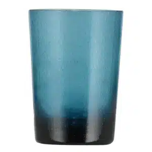 Mineral Blue Handmade Glass Tumbler