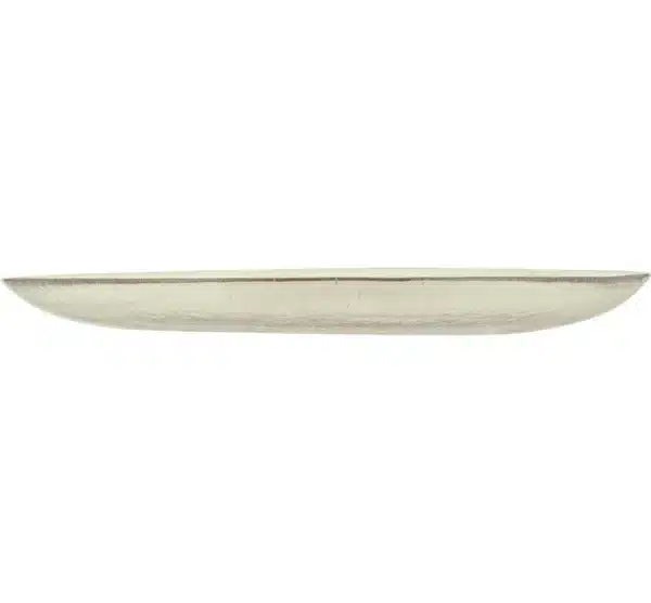 Large Handmade Glass Dinner Plate - Old Rose - Image 3