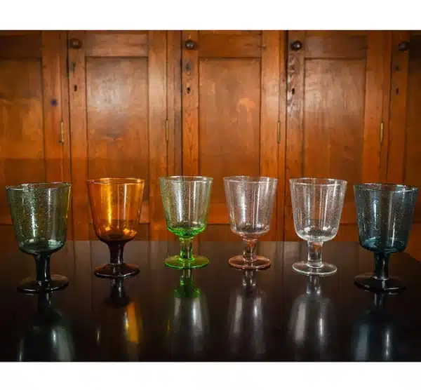 Almond Shell Handmade Wine Glass - Image 2