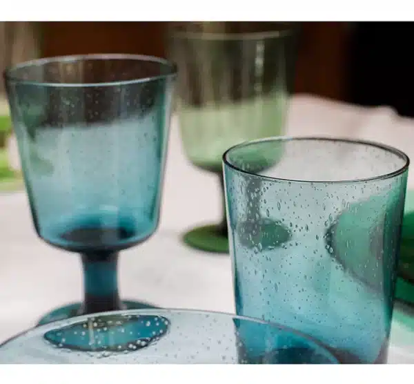 Mineral Blue Handmade Glass Tumbler - Image 3