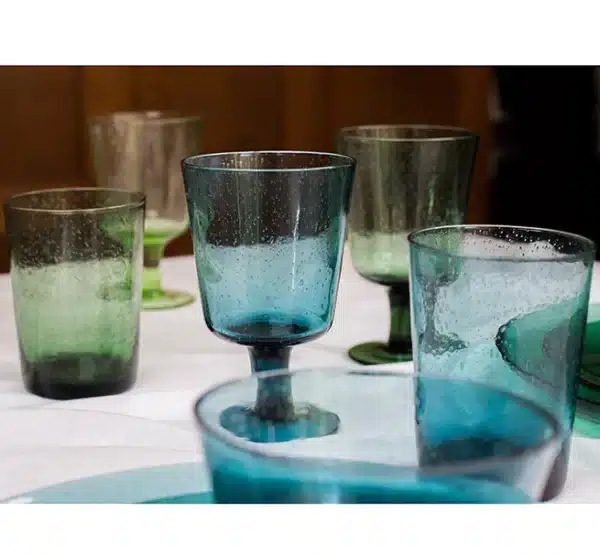 Jade Green Handmade Glass Tumbler - Image 3