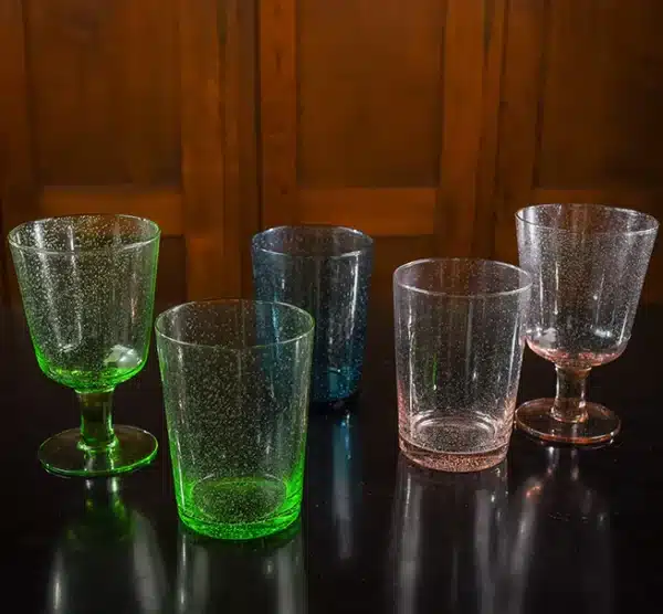 Old Rose Handmade Glass Tumbler - Image 4