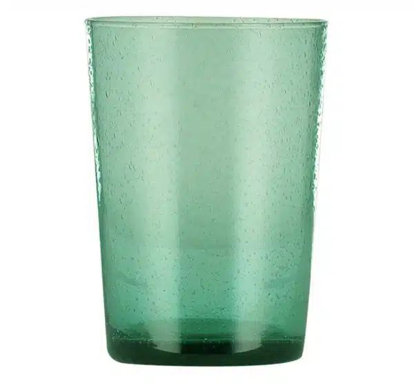 Jade Green Handmade Glass Tumbler