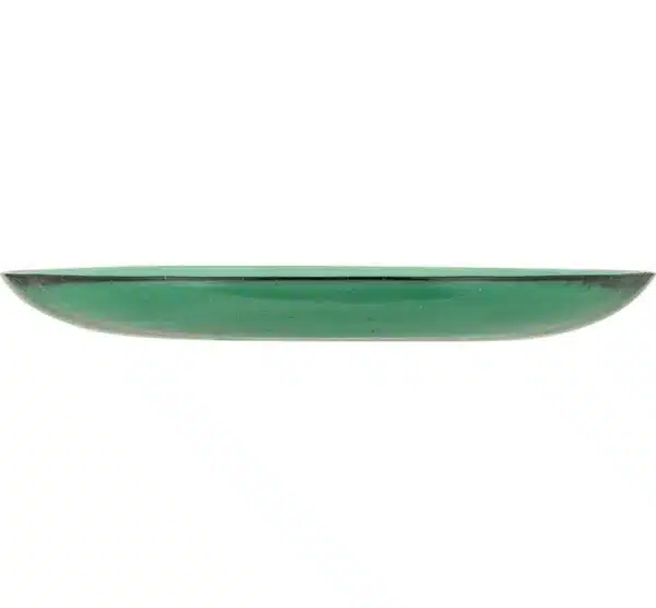 Large Handmade Glass Dinner Plate - Jade Green - Image 2