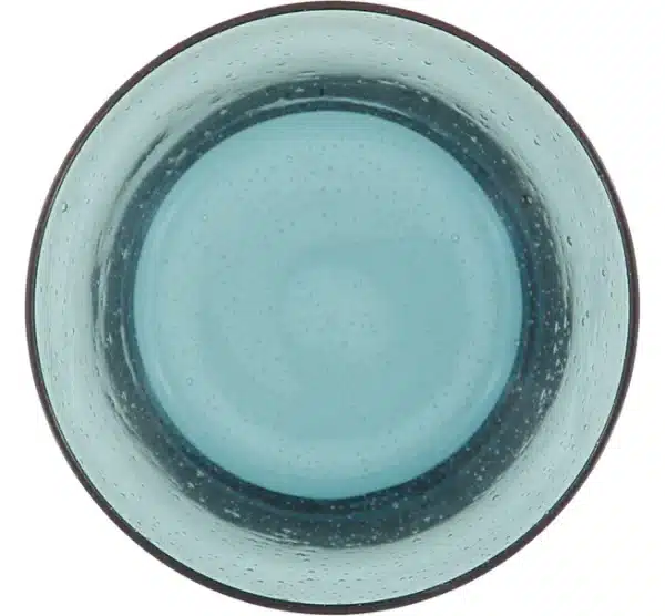 Small Handmade Glass Bowl - Mineral Blue - Image 3