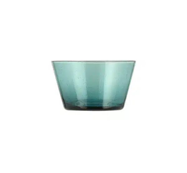 Small Handmade Glass Bowl - Mineral Blue