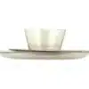 Large Handmade Glass Dinner Plate - Old Rose - Image 2