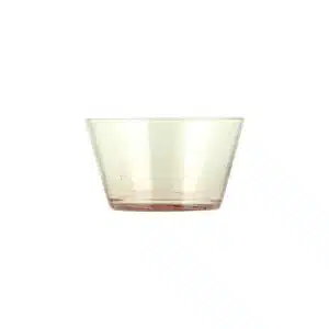 Small Handmade Glass Bowl - Old Rose