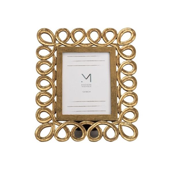 Gold Spiral Photo Frame, 5x7"