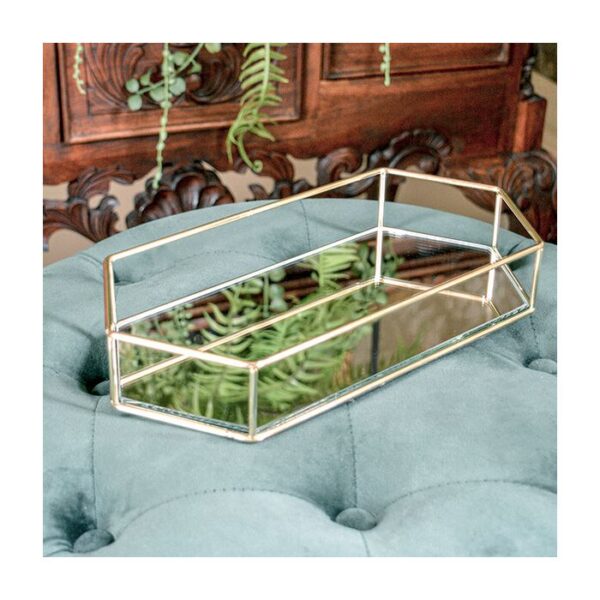 Gold Mirrored Tray - Image 2