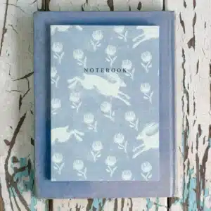 Sam Wilson Notebook A5, 'Running Hare' - Grey