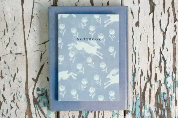 Sam Wilson Notebook A5, 'Running Hare' - Grey