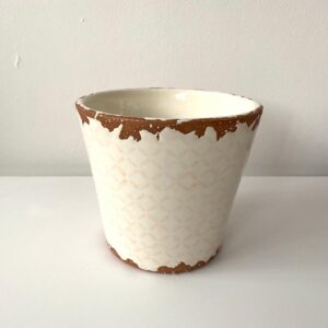 Handmade Distressed Blush Plant Pot