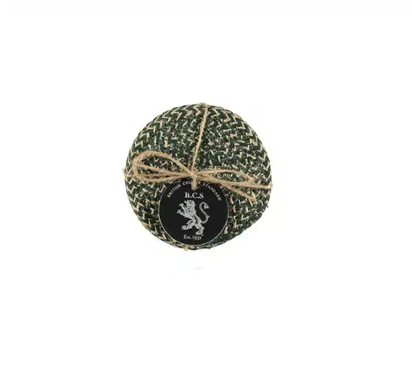 Jute Coasters in Olive Green/Natural, Tied Set Of 4