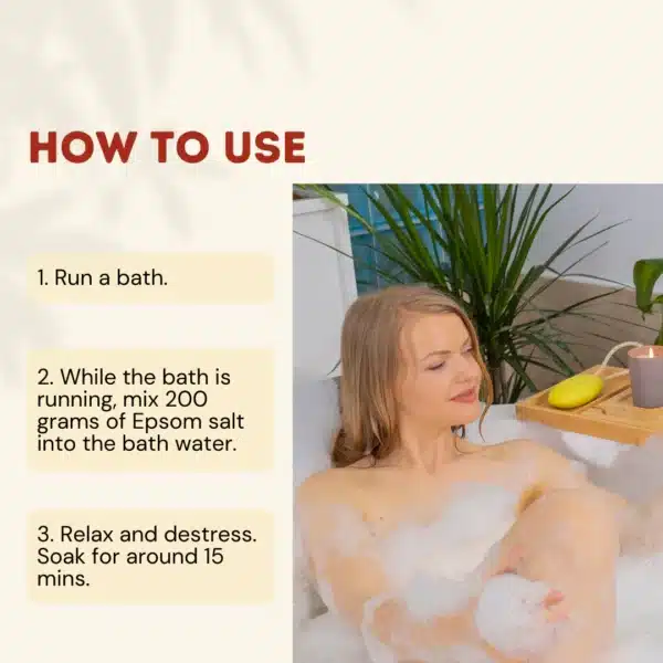 Eco Bath London Detox Epsom Salt Bath Soak 500g - Image 4