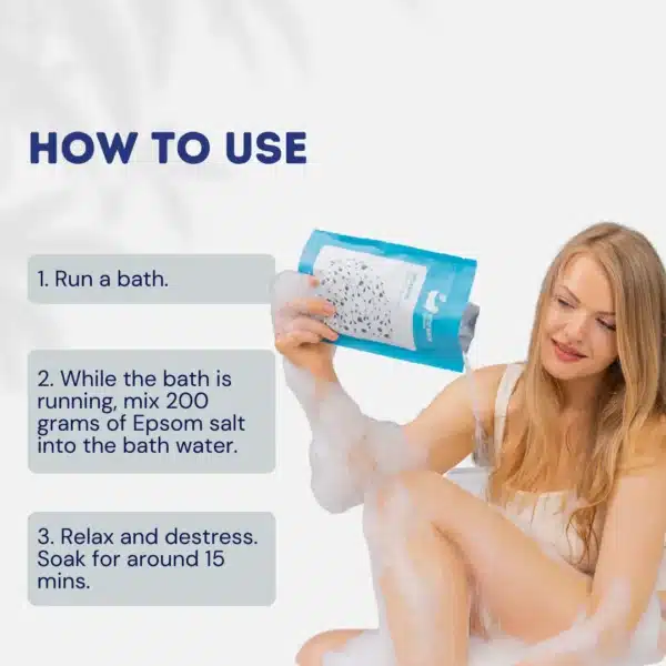 Eco Bath London Relaxing Epsom Salt Bath Soak 1000g - Image 4