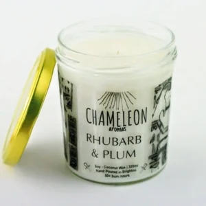 Chameleon Aroma 'Rhubarb & Plum' Candle