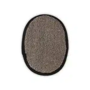 Natural Sisal Hemp Bath Pad Black