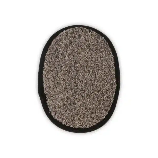 Natural Sisal Hemp Bath Pad Black
