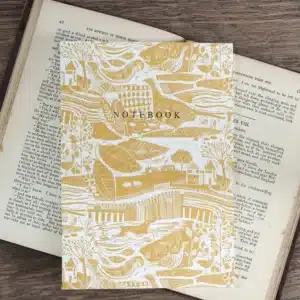 Sam Wilson Notebook A5, 'Through The Fields' - Ochre