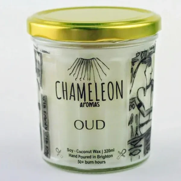 Chameleon Aroma 'Oud' Candle - Image 2