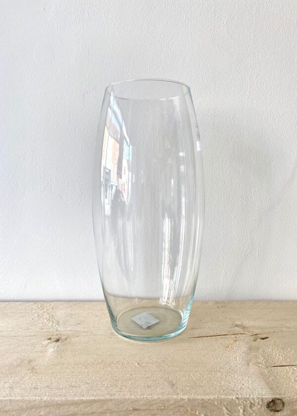 Large Handmade Glass Vase - Tulip