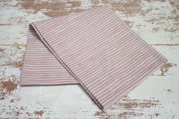 Sam Wilson 'Pink Stripe' Tea Towel