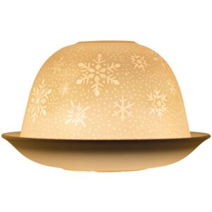 Nordic Lights Candle Shade, Snowflake design
