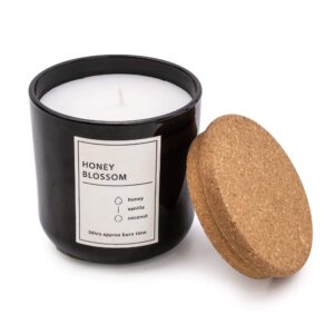 Honey Blossom Candle with Cork Lid