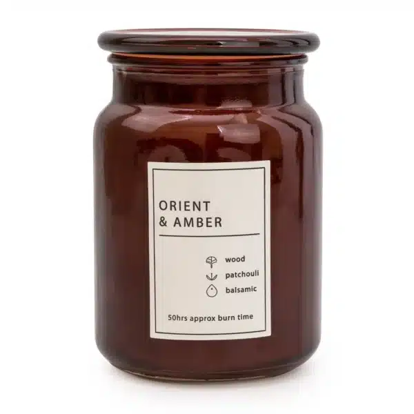 Orient & Amber Candle Jar with Lid - Image 3