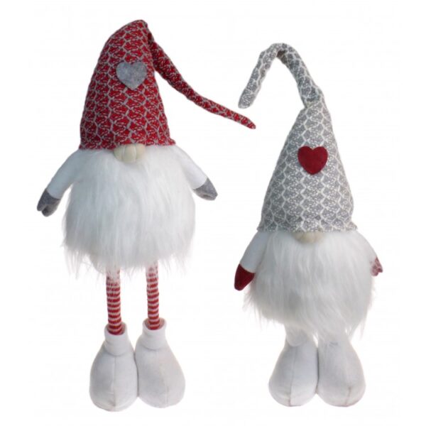 Medium Heart Santa Gonk with telescopic legs - 60 to 75cm