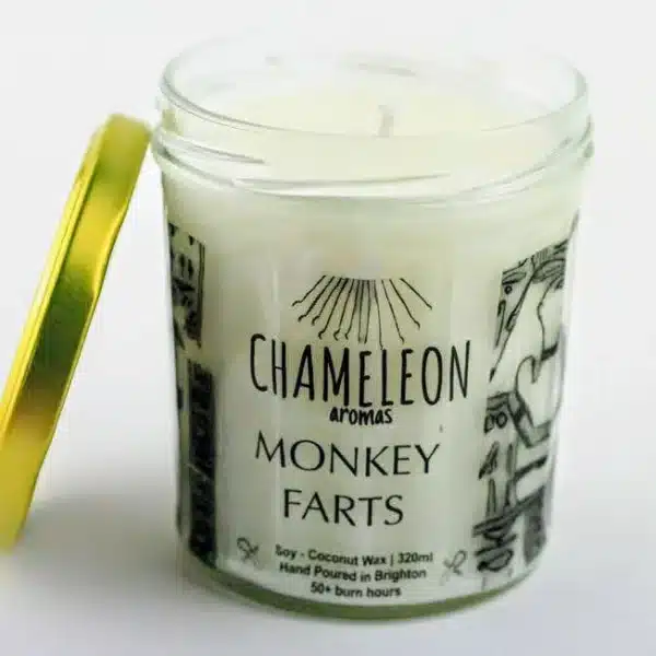 Chameleon Aroma 'Monkey Farts' Candle