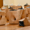 handmade oak door stops image