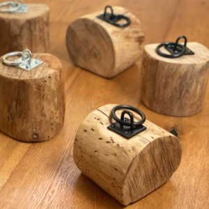 handmade elm door stop image