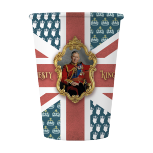 King's Coronation Vintage Party Cups - 8 Pack