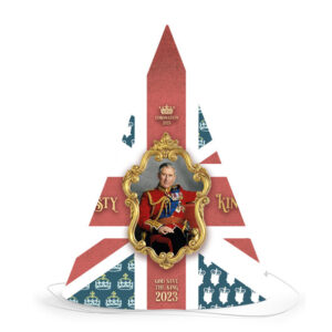 King's Coronation Vintage Party Hats - 8 pack