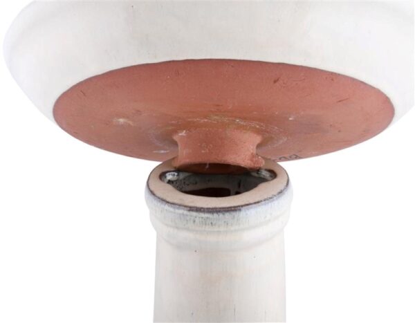Ceramic Bird Bath On Pedestal - Image 3