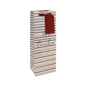 No.1 Teacher Bottle Gift Bag