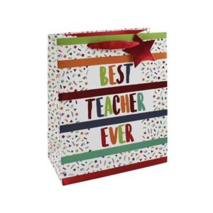 Best Teacher Ever Gift Bag - Large