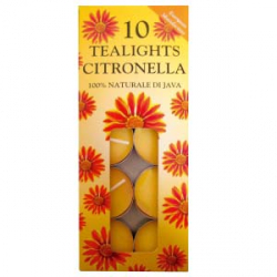 10 Tealight Citronella Candles