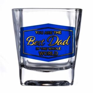 Whiskey Glass Best Dad In The World