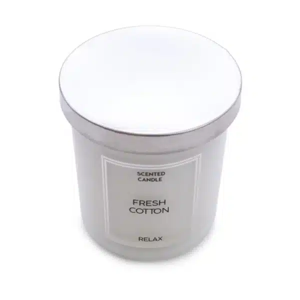 ELEGANT GLOW Fresh Cotton Scented Candle - Image 3